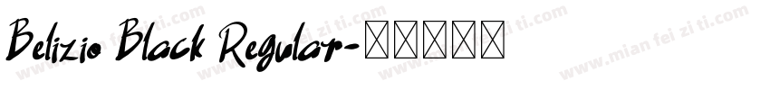Belizio Black Regular字体转换